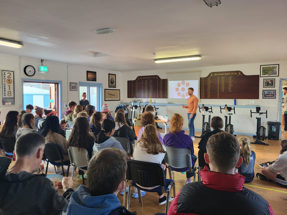 Mark O'Donovan (@manthonyrc) on Twitter photo Thanks to <a href="/ShandonBoatClub/">Shandon Boat Club</a> Colm Hennessy for organing a #nutrition talk with all junior athletes. Got to share my experience when I was a full time athlete.
I can only echo the great work <a href="/madigan_sharon/">Sharon Madigan</a> & <a href="/theronandoherty/">Rónán Doherty</a> from <a href="/sportireland/">Sport Ireland</a> that was crucial for my success. Thanks to <a href="/ShandonBoatClub/">Shandon Boat Club</a> Colm Hennessy for organing a #nutrition talk with all junior athletes. Got to share my experience when I was a full time athlete.
I can only echo the great work <a href="/madigan_sharon/">Sharon Madigan</a> & <a href="/theronandoherty/">Rónán Doherty</a> from <a href="/sportireland/">Sport Ireland</a> that was crucial for my success.