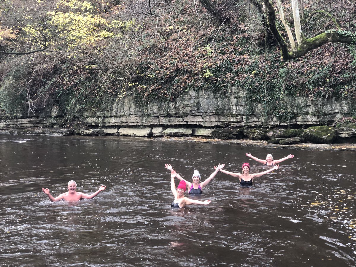 River swimming in North Yorkshire today - frost on the ground this morning, it’s beginning to feel a lot like… Winter.