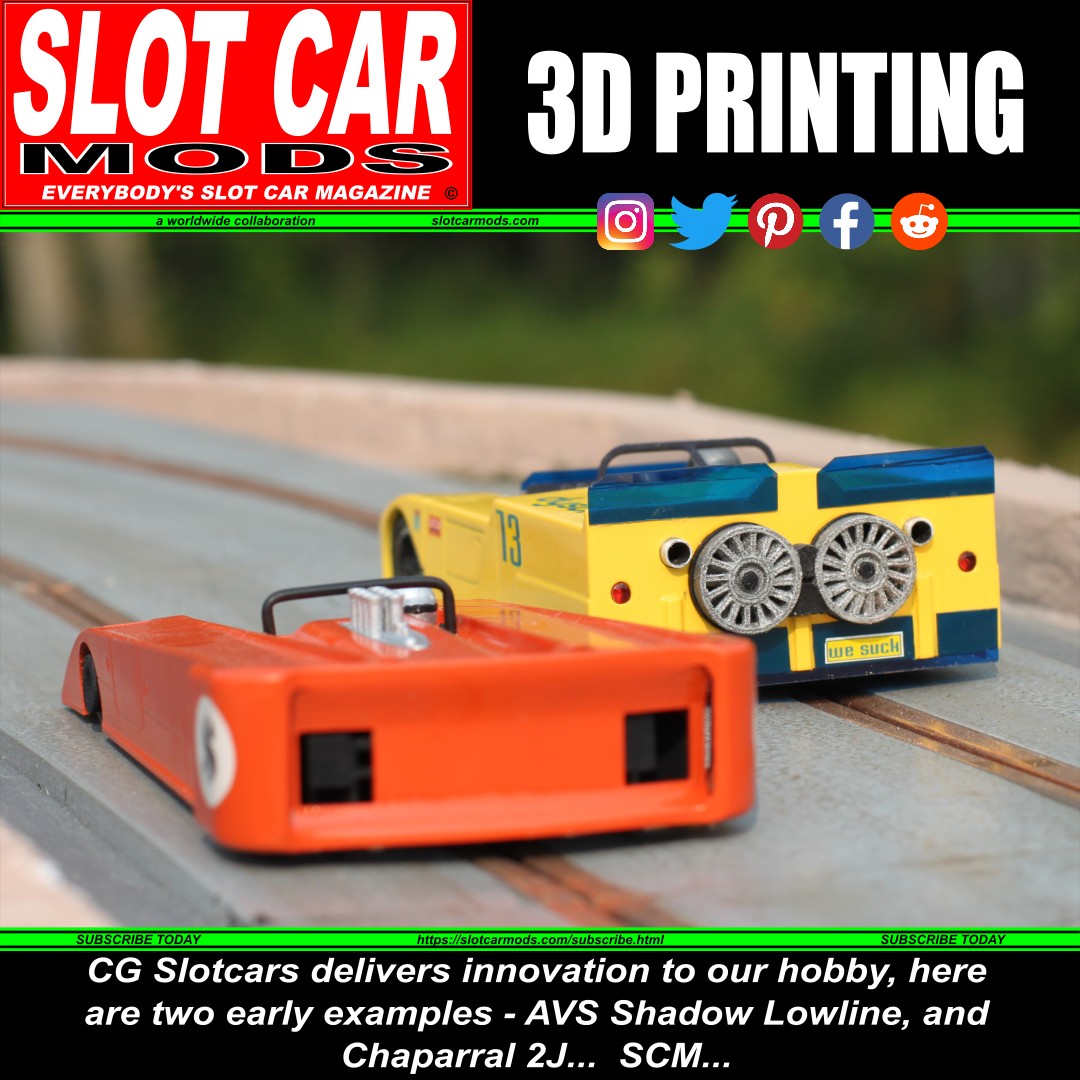 slotcarmods's tweet photo. Two very different approaches to Can-Am racing... SCM...
#slotcarsforlife #slotcarmods #cgslotcars #3dprinting #innovation #avs #shadow #lowline #chaparral #2j #slotcarsofinstagram #slotcarphotography #slotcartrack #slotcarcollecting #slotcarcollection #slotcar #slotcars https://t.co/O70gAlEdQ0