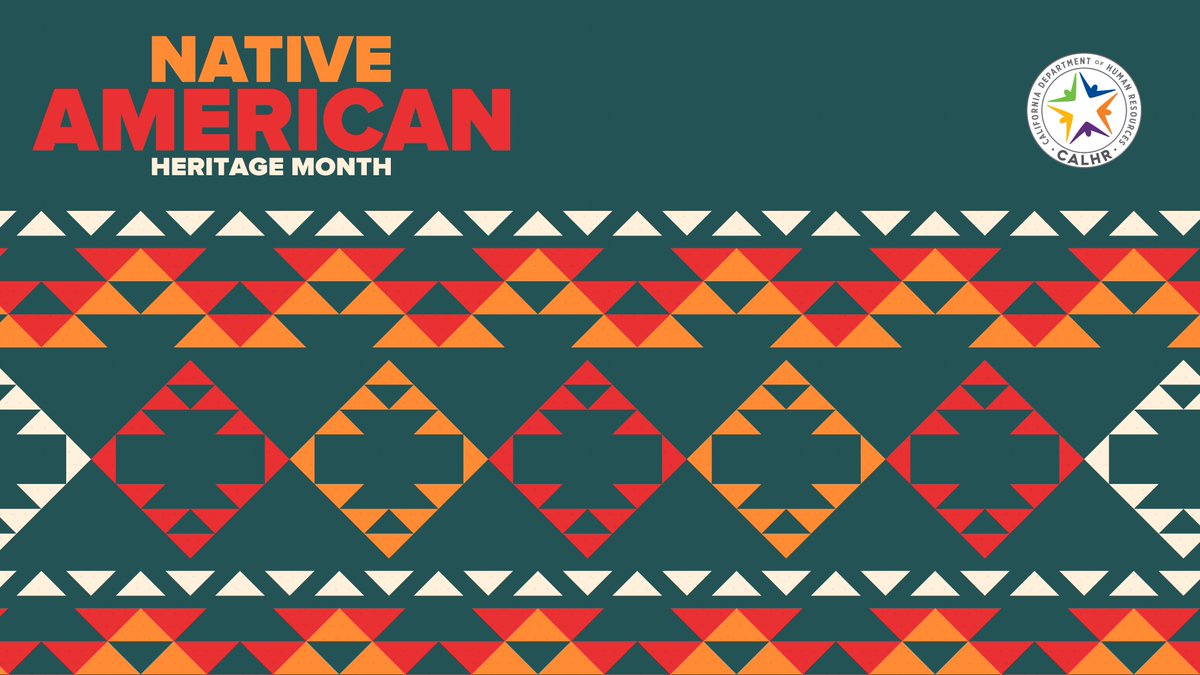 CalHR_gov's tweet photo. November is #NativeAmericanHeritageMonth. Take some time to learn about the past and present of Indigenous people. Use this virtual background from our #DEIToolkit to strike up a conversation and share what you’ve learned. Download here: https://t.co/WbFOE2a3OT https://t.co/QTN802uTYL