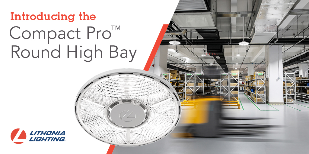 The new Compact Pro™ Round Bay features field adjustable technology w/both switchable color temp &amp; adjustable lumen output, allowing you to create a comfortable &amp; customized environment for your space.
okt.to/tSZsXH