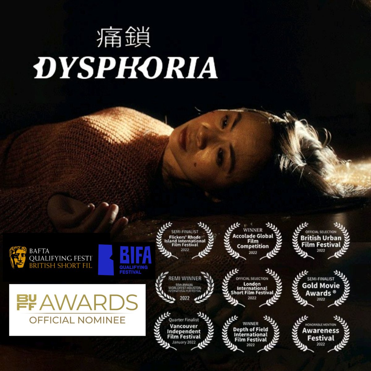 Join us this Saturday 26th Nov at 4.30pm @richmixlondon Presents by @BUFilmFestival @TheBUFFAwards- Dysphoria UK premiere plus live Q&A with the cast and crew. Link to the tickets👇 richmix.org.uk/cinema/mind-ov…