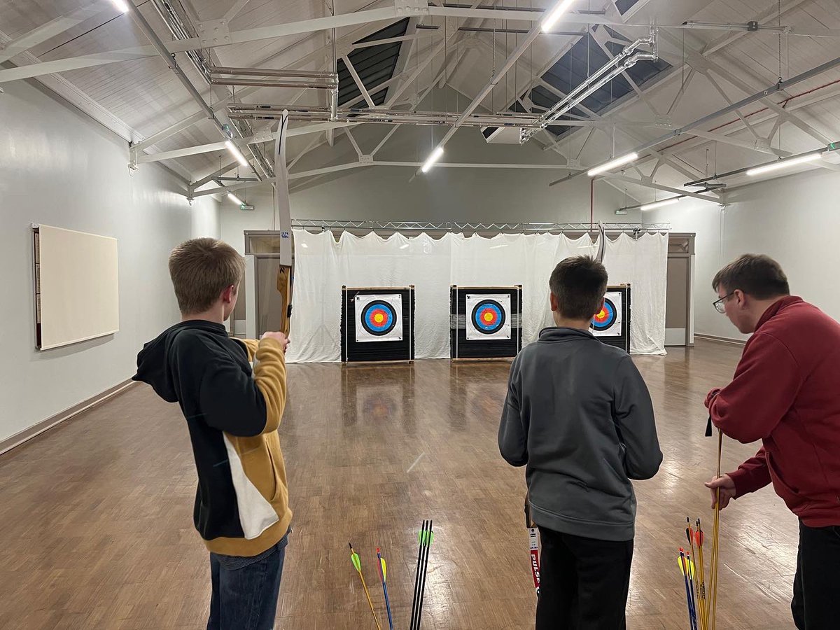 Great to see cadets on target with a last minute archery opportunity last week! 🏹 #team1279 #aspireandachieve