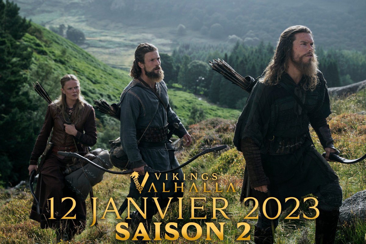 Soyez prêt, la saison 2 de Vikings Valhalla reviens le 12 Janvier, uniquement sur <a href="/NetflixFR/">Netflix France</a>  ⚡