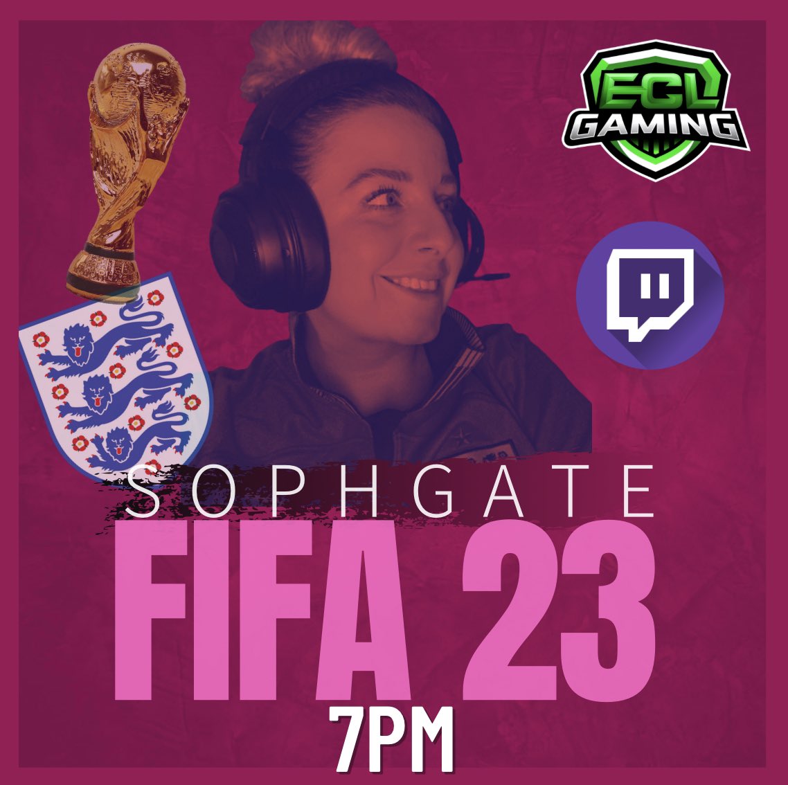 SophRicho's tweet photo. BACK AT 7PM‼️🏴󠁧󠁢󠁥󠁮󠁧󠁿🏆

I scored 6 vs Iran yesterday, just saying! 🤪 #psychicSoph

https://t.co/8ZDE6SdMDw 
@eclofficial https://t.co/VTi79xU3pV