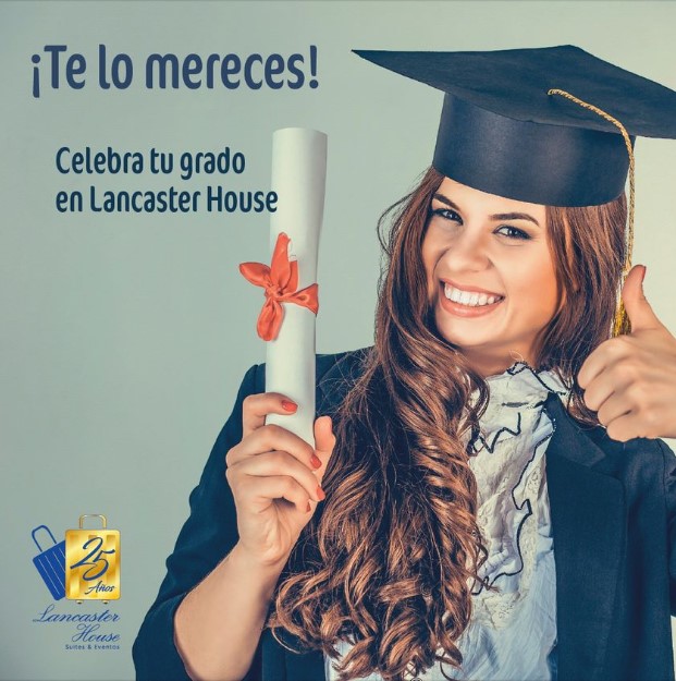 👩‍🎓🧑‍🎓 ¡TE MERECES UNA GRAN CELEBRACIÓN! 
Celebra tu grado en Lancaster House con todos lo que quieras. 
Pregunta por paquetes con todo incluido
📱 317 517 3188
#Grados #fiestadegrado #grado2022 #prom2022 #promocion2022 #mifiestadegrado