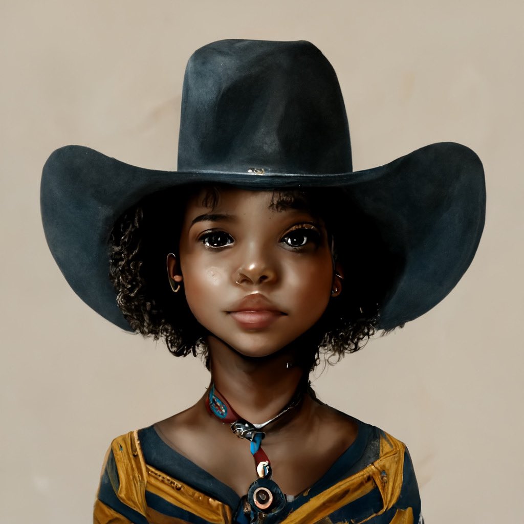 “Black Girls Belong in Space: OG Cowgirl” - 2022