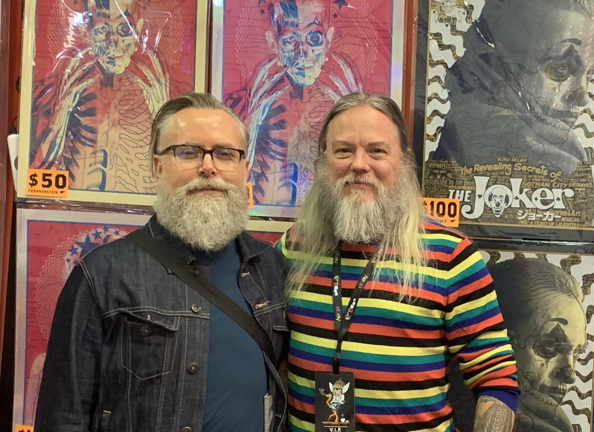 ooo000ooo's tweet photo. 5 years ago Brian Ewing encouraged me to trust myself and my Art. Encouragement from Artists you admire is a powerful fuelโฆ Great to catch up with him at #designercon2022 https://t.co/BPUT9u2vCs