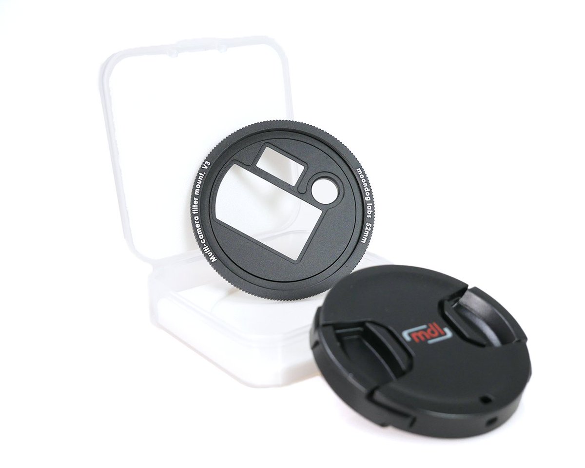 Our latest revision of the Multi-Camera Filter Mount V3 has been fully tested w/ #iPhone14 series phones. Details ➡️ bit.ly/iphone14mdl 

Package includes a lens cap &amp; a protective case. 

15% off until #CyberMonday Perfect time to pick one up!