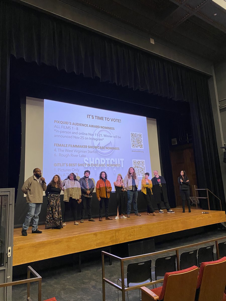 ChiFilmOffice's tweet photo. Thank you to everyone who came out to support the independent film community at Shortcut 100 with @NebulaCreatives! Congratulations to all the winners, including the female filmmaker showcase and best shot in Chicago - the city is lucky to have your talent. https://t.co/BNvCnRsiuY