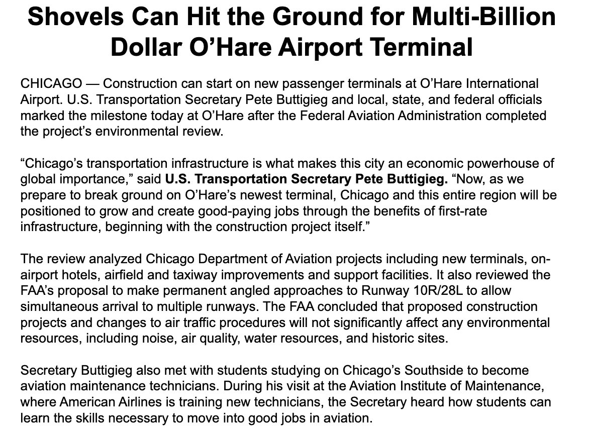 The FAA has given environmental to the @fly2ohare's nearly $9 billion expansion plan.