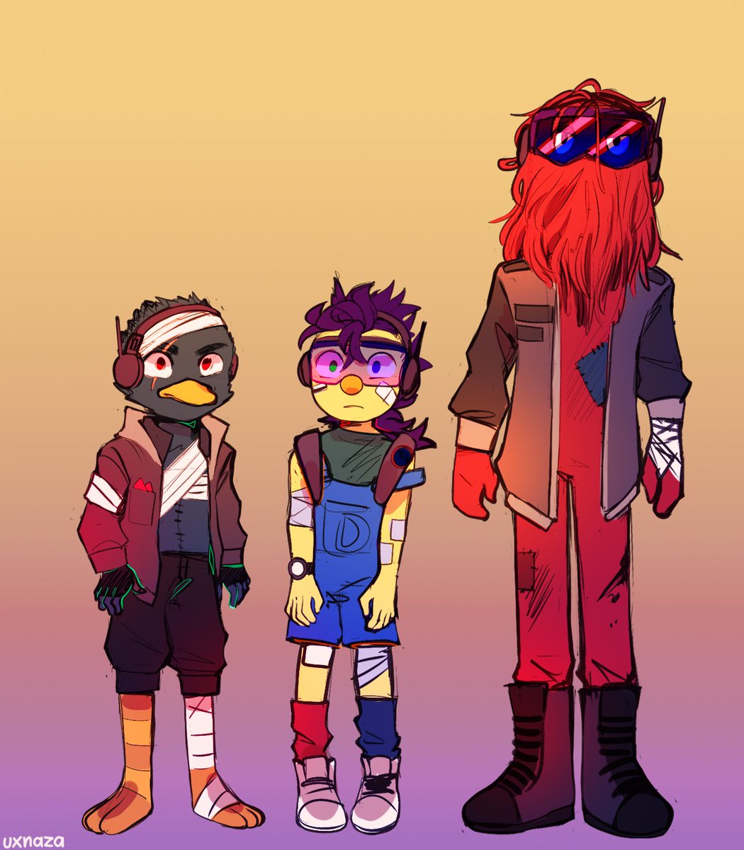 UXnaza_02's tweet photo. Diseñosss
Los pensé como en un tipo de guerra apocalíptica revolucionaria(?
Todavía me faltan más ;p
#DHMIS #dhmisfanart #dhmisAU https://t.co/oYhROBpceo