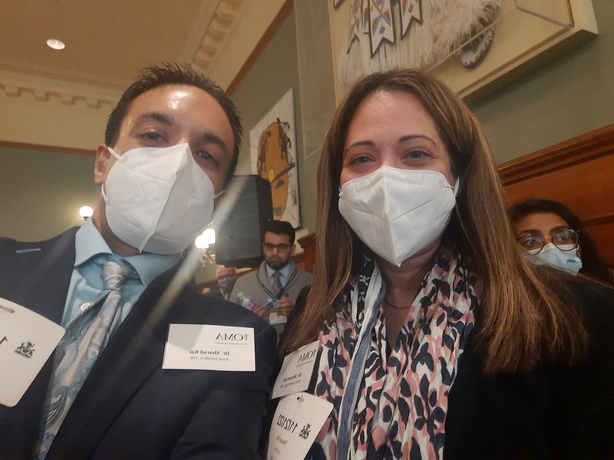 Here at Queen's Park advocating for better healthcare for all Ontarions with <a href="/SharonBalMD/">Sharon Bal</a> <a href="/OntariosDoctors/">Ontario Medical Association</a>  #OMAatQP