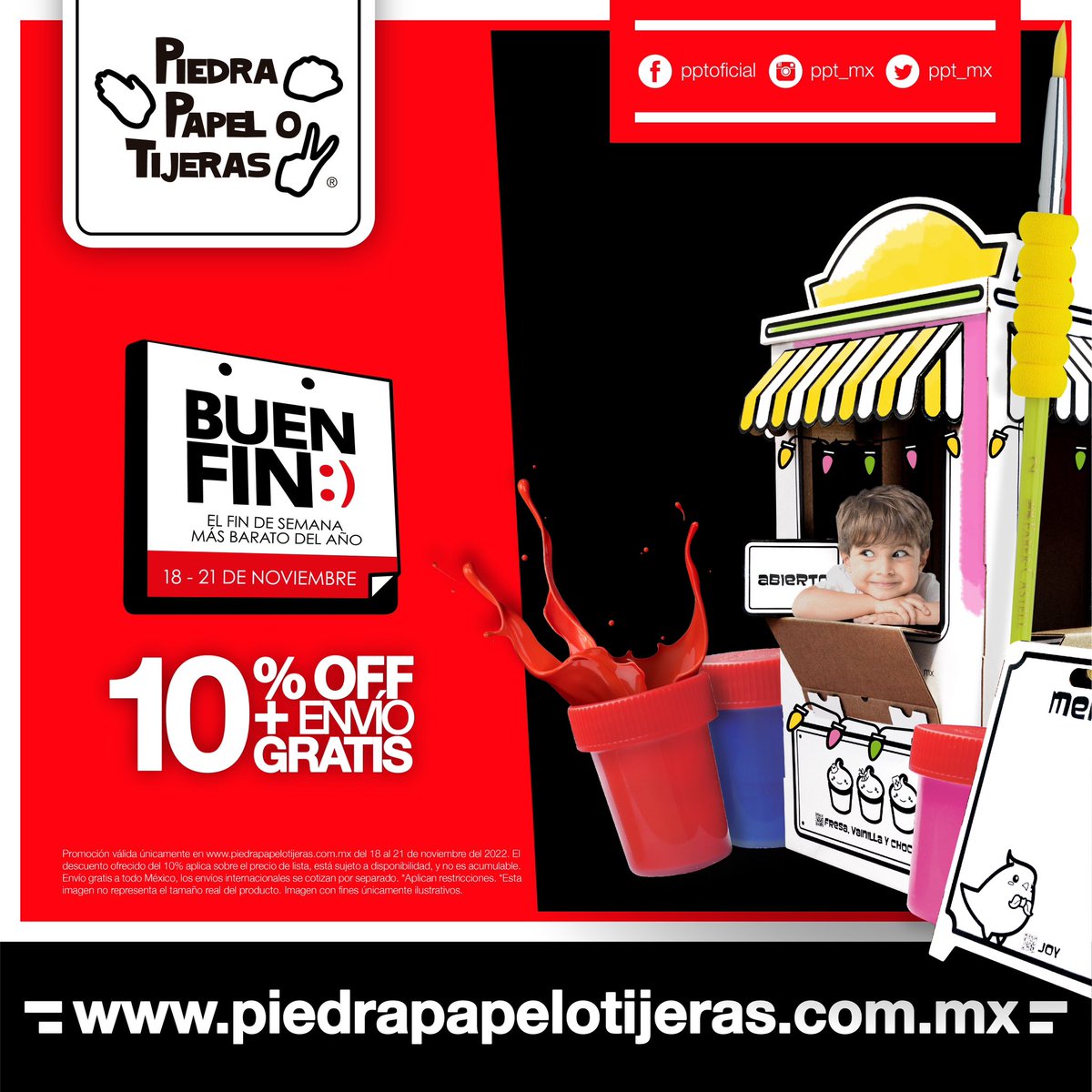 ppt_mx's tweet photo. 🚨 ¡Aprovecha las últimas horas de descuentos + envíos GRATIS del #BuenFin! 🚨

Compra en 👇
https://t.co/umnNPCVrVl https://t.co/x2X2FfB8MB