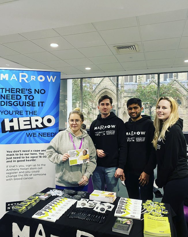 PainPartnership's tweet photo. Consider the potential to save a life. Register for @AnthonyNolan #Marrow today! 👉🏽 https://t.co/VZewLMpWD4 👈🏽 thank you to @MancMarrow @ @OfficialUoM for helping me sign up! 👏🏽 https://t.co/CGTfHElrbi