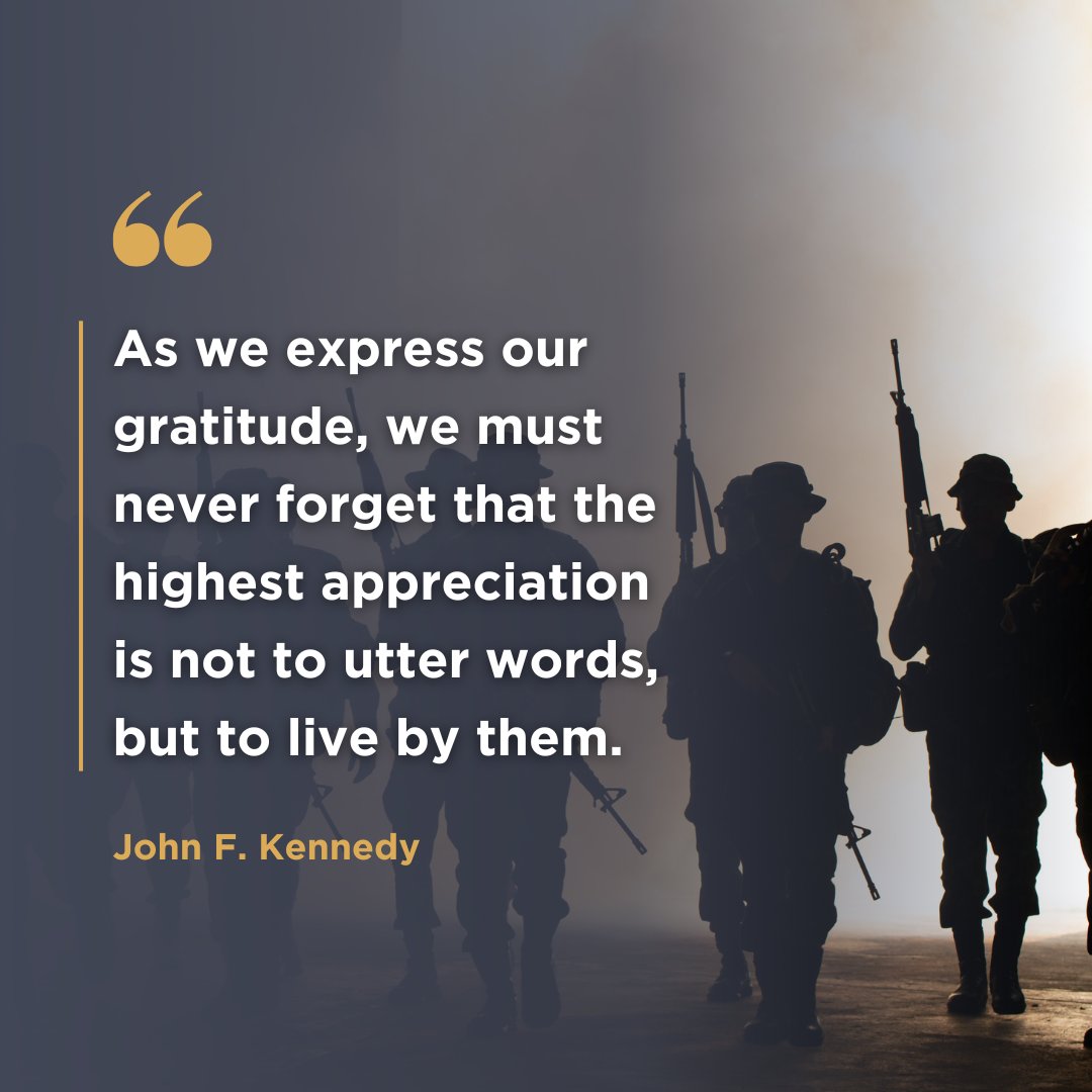 This #Thanksgiving week, as we take time to express what we are #grateful for, let's remember to honor our service members and veterans who have sacrificed so much for our country. 

#MondayMotivation #Gratitude #Thankful #SupportOurVeterans