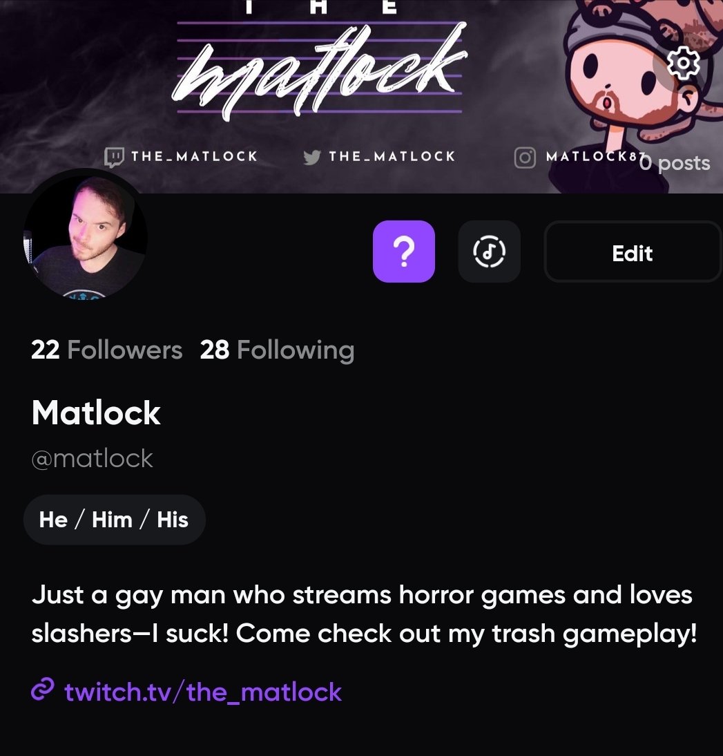 The_Matlock's tweet image. Another place to find me 👋