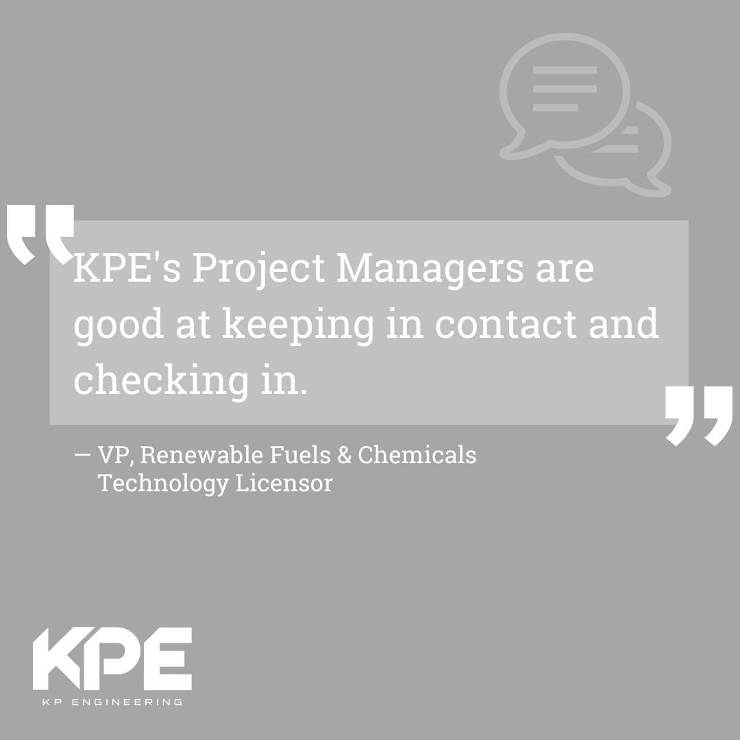 KPEngineeringLP's tweet image. Designing and building chemical processing plants requires superior project management. Why are we trusted to deliver on these projects that have long lifecycles and deep complexities? Consider this perspective from our client. #consistentcommunication #communicationiskey