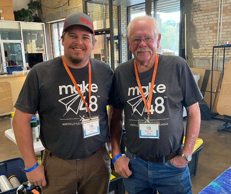 airgas's tweet photo. Mid South Region's Buddy Vann and Justin Morris served as Tool Techs at @Make48's latest competition in North Little Rock, Arkansas. We love to see the innovative creations of the participants and appreciate our associates volunteering to support the challenges. https://t.co/liQNl9fIUE