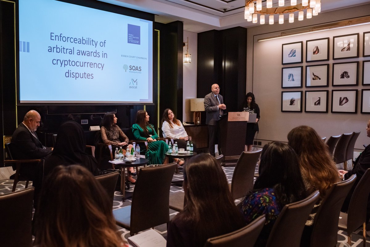 YearbookLaw's tweet image. Many thanks to @MahmoodHu for hosting on 17th November 2022 the unique conference on #arbitration for #Islamicfintech products &amp;amp; #Islamiccrypto as part of the Dubai Arbitration Week. 

#Cryptocurency #MENA #Islamicfintech #fiqh #shariah #arbitration