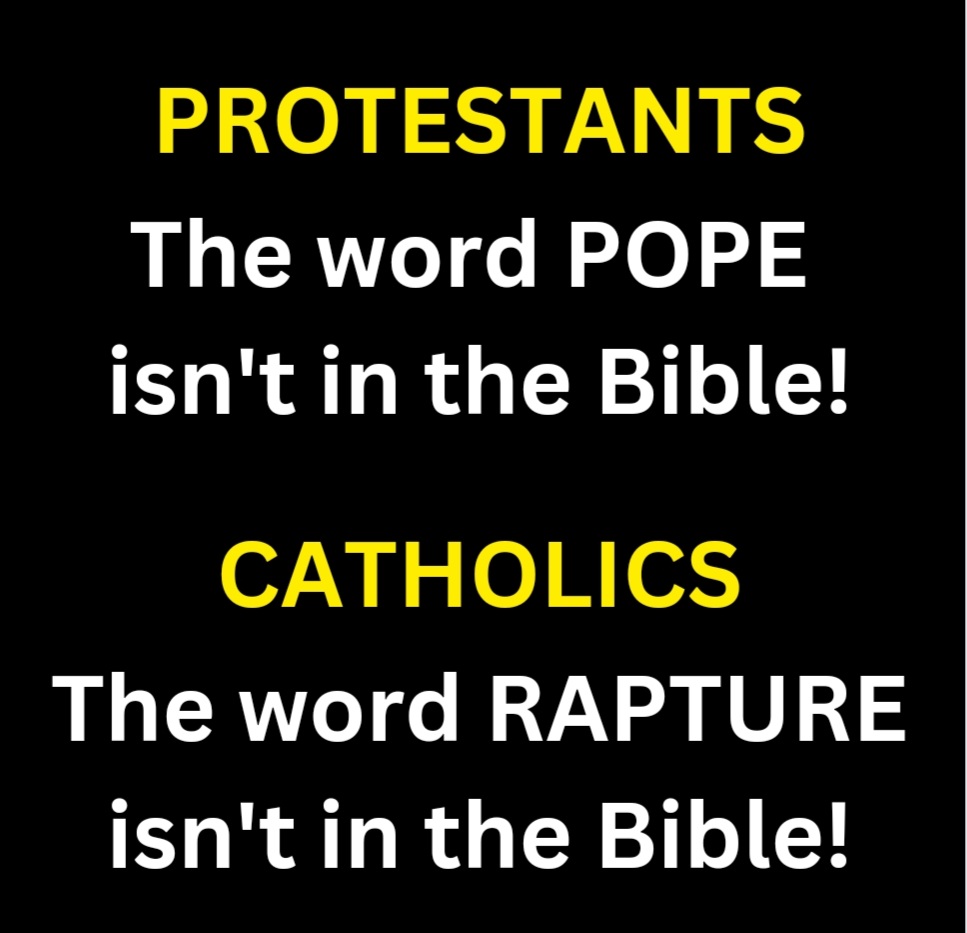CatholicTruth7's tweet photo. #rapture #pope #biblealone https://t.co/BQVKA6EqCj