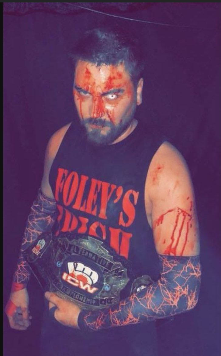 TheMoFoley's tweet image. @TheMoFoley @OfficialICWMilw @AHWrestling #wickedfnwrestling #champion #wrestling