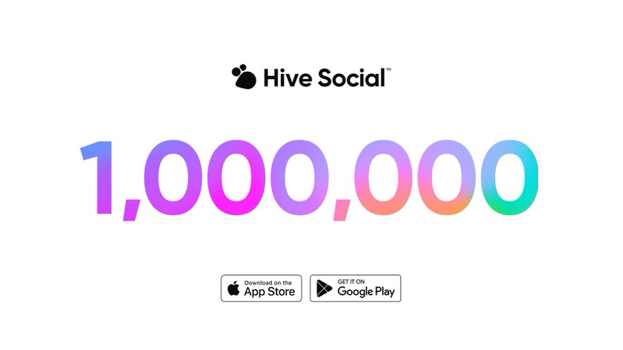 Hive, bir milyon kullanıcıyı geçti