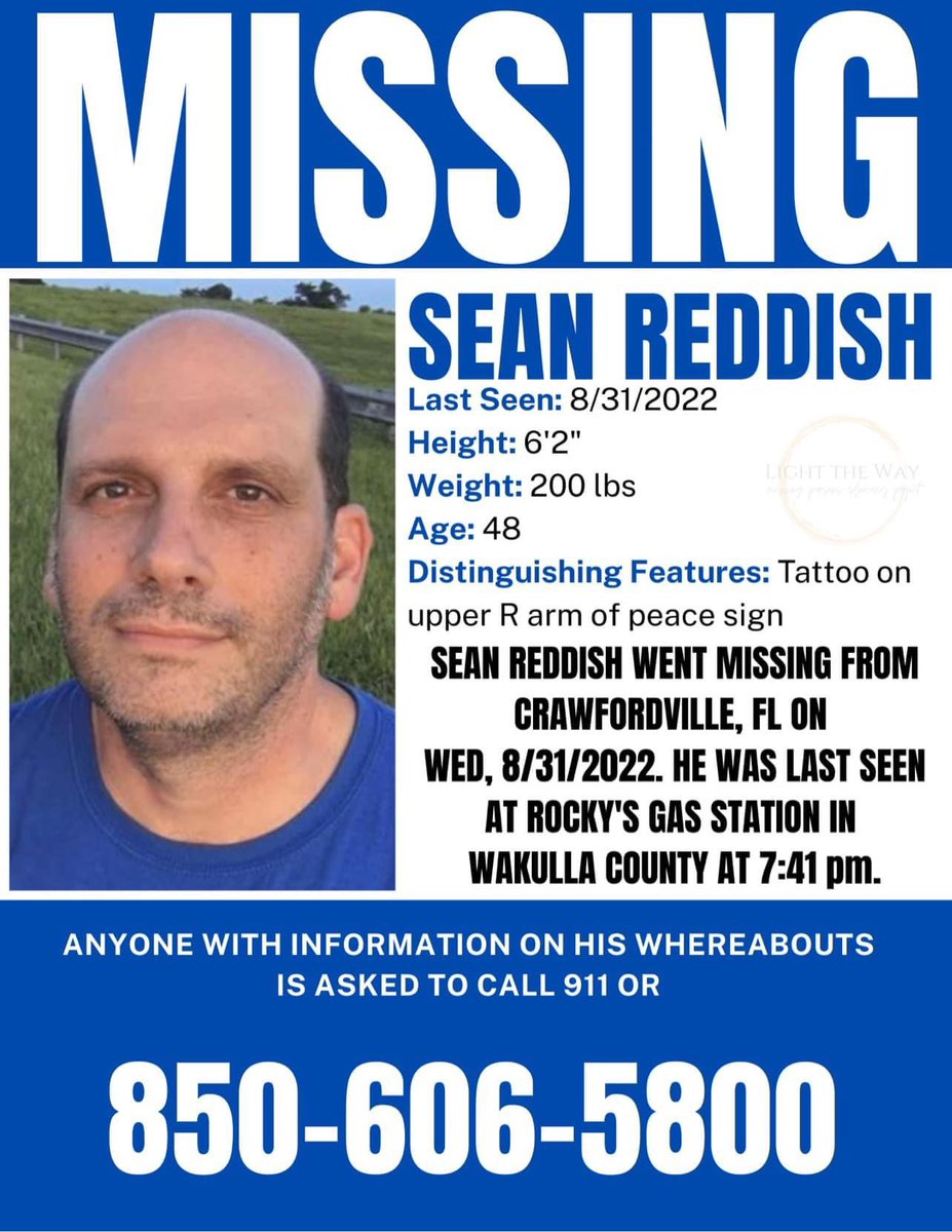LightTheWay22's tweet photo. #MissingPosterMonday #SeanReddish https://t.co/8JftNmItju