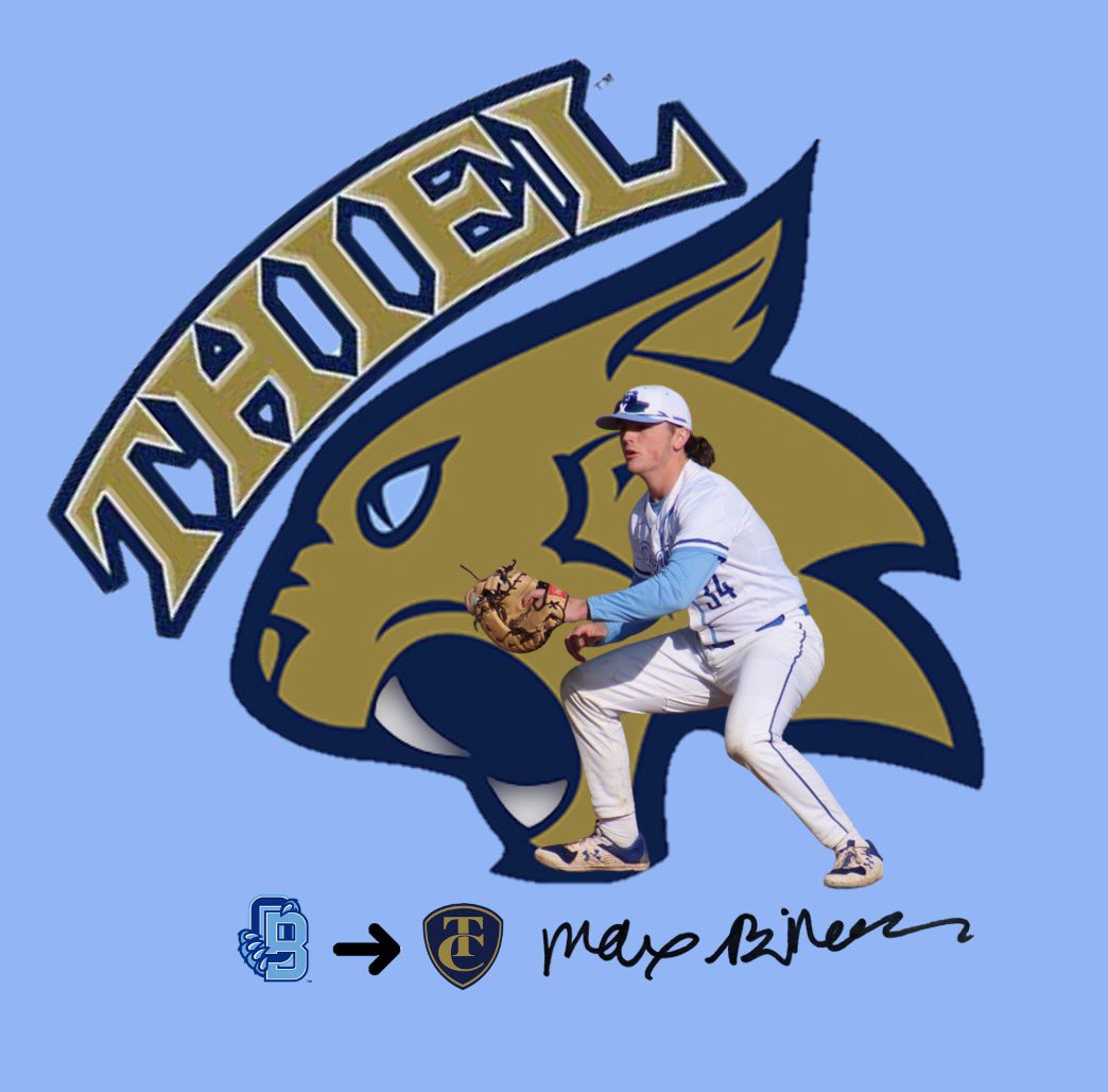 I’m excited to announce that I have committed to Thiel college to major in special education and further my baseball career! I want to thank God, my family, my coaches, and my friends for all their support. <a href="/coachweaver22/">Mike Weaver</a> @CoachGunn33 <a href="/obhsbaseball/">Berlin Bears Baseball</a> @ThielBaseball <a href="/JoeSchaly/">joe schaly</a>