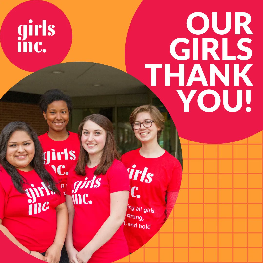 Girls Inc. gives thanks to all those who support our mission and believe as we do that every girl is a leader in her own life and deserves to grow up, strong, smart, and bold. Through #GirlsIncGratitude, we will highlight our incredible partners, supporters, and friends!