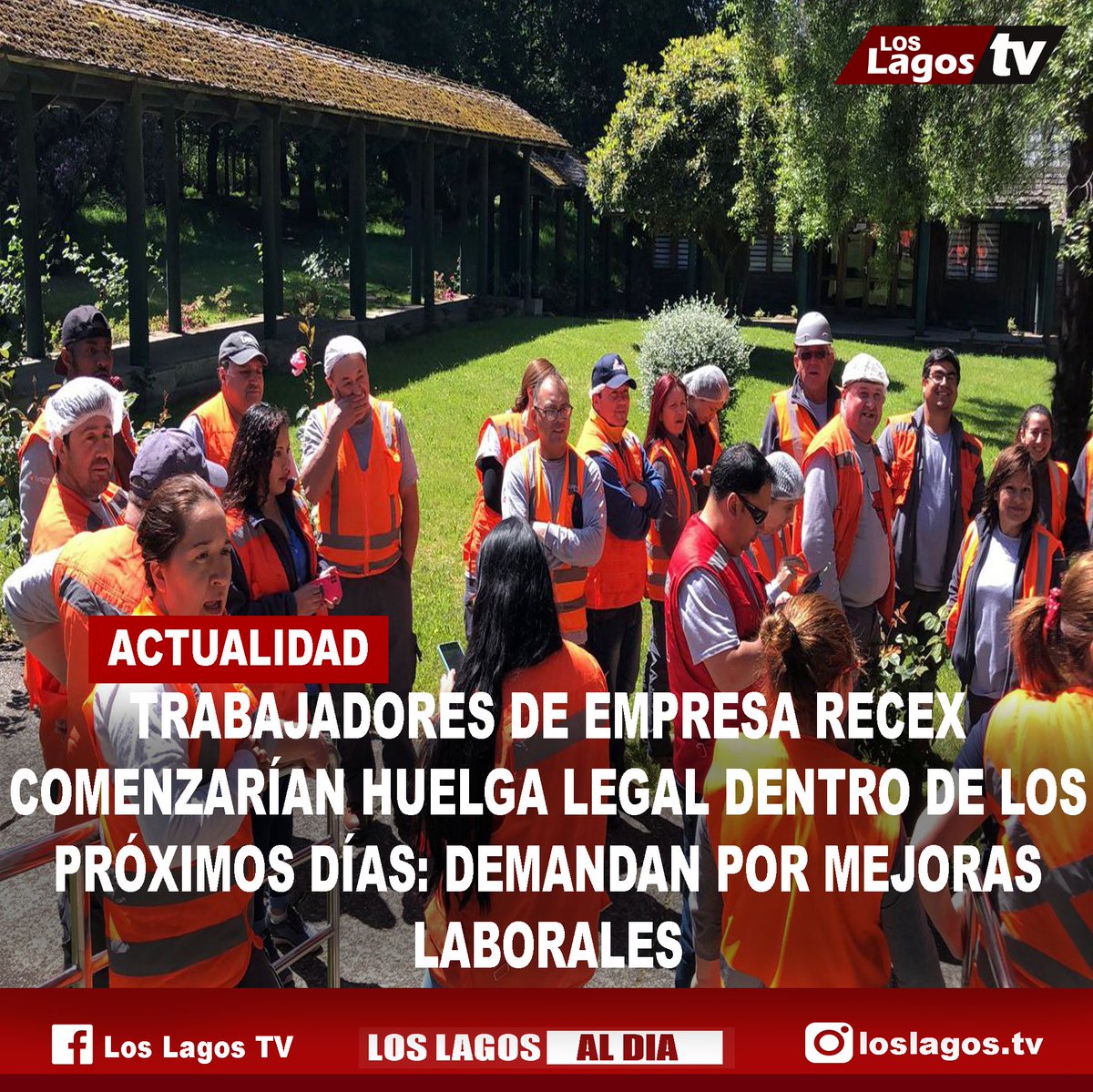 🔴TRABAJADORES DE EMPRESA RECEX COMENZARÍAN HUELGA LEGAL DENTRO DE LOS PRÓXIMOS DÍAS: DEMANDAN POR MEJORAS LABORALES🔴
Aquí nota 👇
facebook.com/photo/?fbid=63…
#Valdiviacl