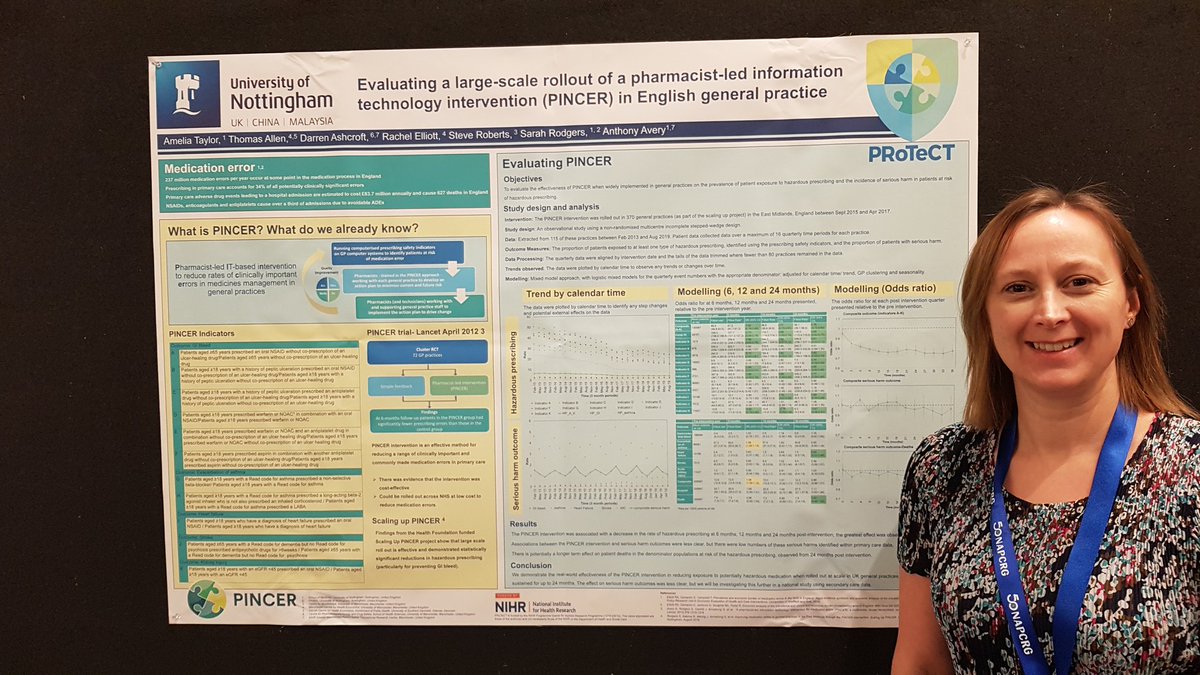 Amy Taylor <a href="/Ukamy_t/">Amy Taylor</a> presenting our <a href="/NIHRresearch/">National Institute for Health and Care Research</a> <a href="/HealthFdn/">The Health Foundation</a> <a href="/pincerscaleup/">PINCER</a> rollout of the successful PINCER prescribing safety intervention <a href="/NAPCRG/">NAPCRG</a> <a href="/RachelElliott67/">Rachel Elliott</a> <a href="/MedicineUoN/">Uni of Nottingham School of Medicine #WeAreUoN</a> @PSTRC_GM @primis <a href="/SarahRodgers24/">Sarah Rodgers</a>