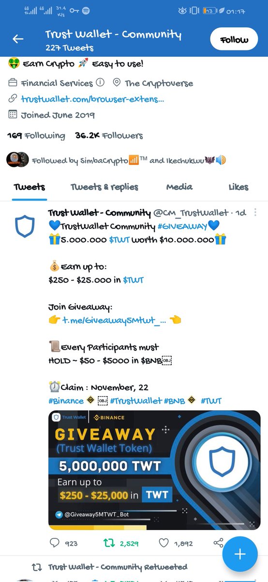 TrymoreMakona's tweet photo. @CM_TrustWallet 0xA8ad3ab6D792Ac902475F1f784C4254bFDdc7757

@TheProfitCee32 @_SimbaCrypto @adeiza_lamidi https://t.co/qsgMTDfWkF