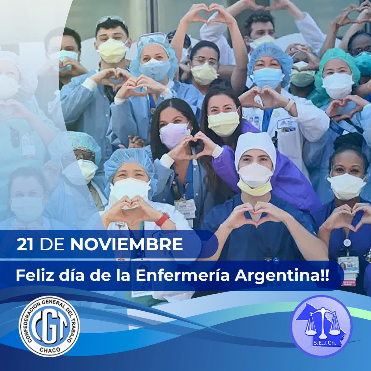 21 de noviembre se celebra en Argentina el Día Nacional de la Enfermería, en conmemoración de la creación de la Federación de Asociaciones de Profesionales Católicas de Enfermería, que se fundó en 1935.

#DiadelaEnfermeria 

<a href="/gracielaranda/">Graciela Aranda</a> / <a href="/MG_Justicia/">Mariano Gauto</a>