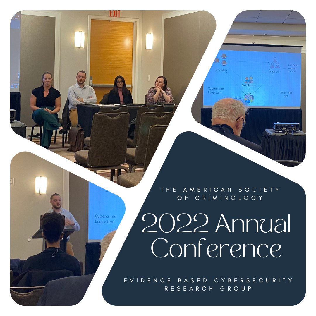 Last weekend, EBCS students presented their #research and #findings at the @ASCRM41 2022 Annual #Conference! Special thanks to Robert Perkins, Cameron Hoffman, Fangzhou Wang, Eden Kamar, Tessa C., Shelleen Akin, and Manik Kaur. Your hard work has paid off!