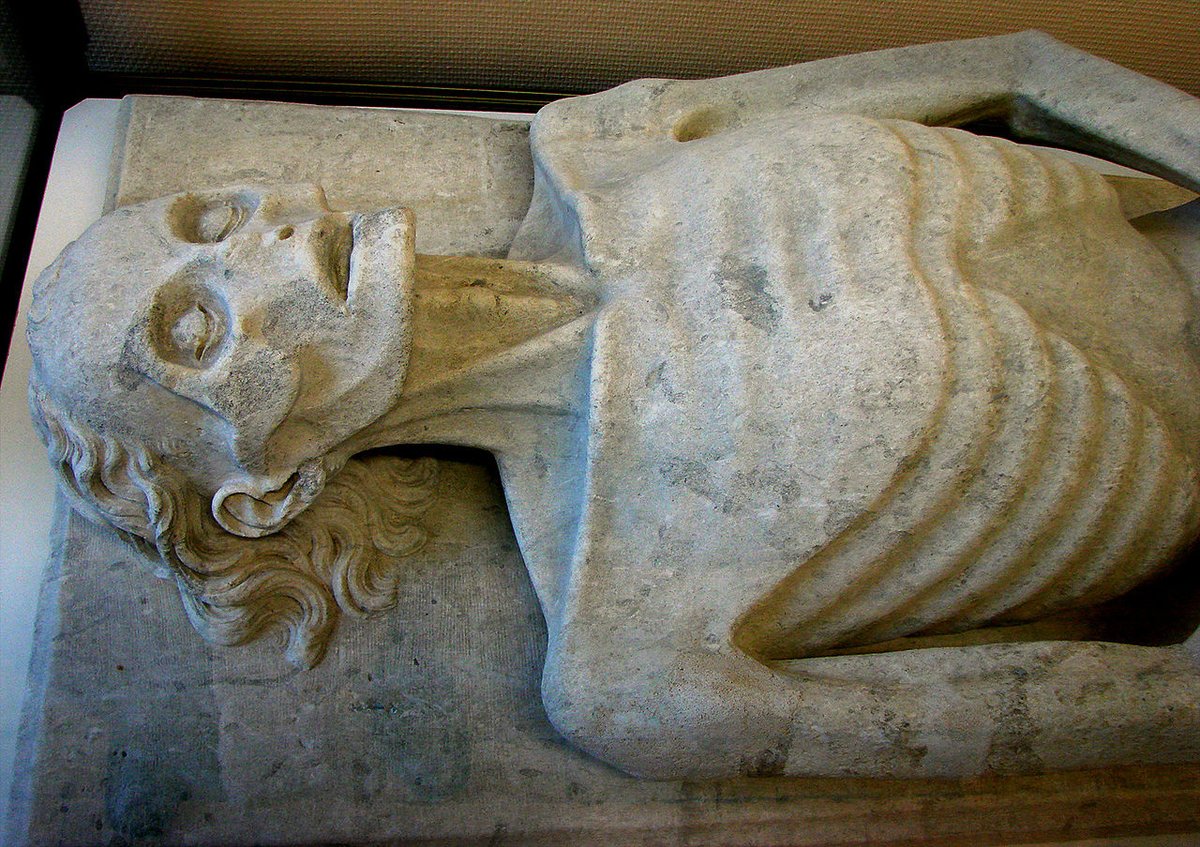 This is the Cadaver Tomb of René de Chalon, created nearly 500 years