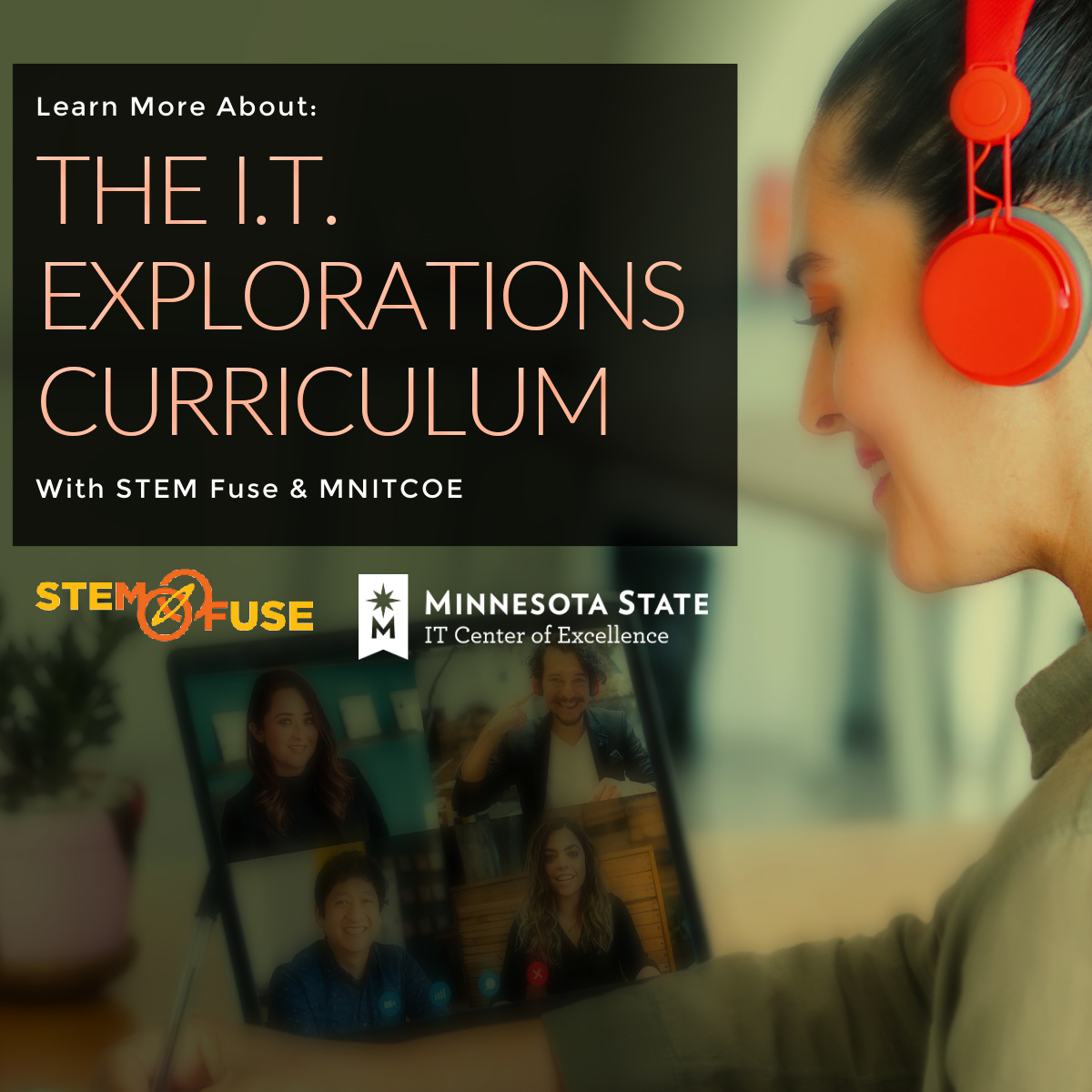 ITX Virtual Training Wednesday, December 7, 2022 3:45pm-5:45pm Learn more about the STEM Fuse portal and participate in hands-on training of technology units and content.  Also learn about college and career resources for students. Register Here: eventactions.com/eareg.aspx?ea=…