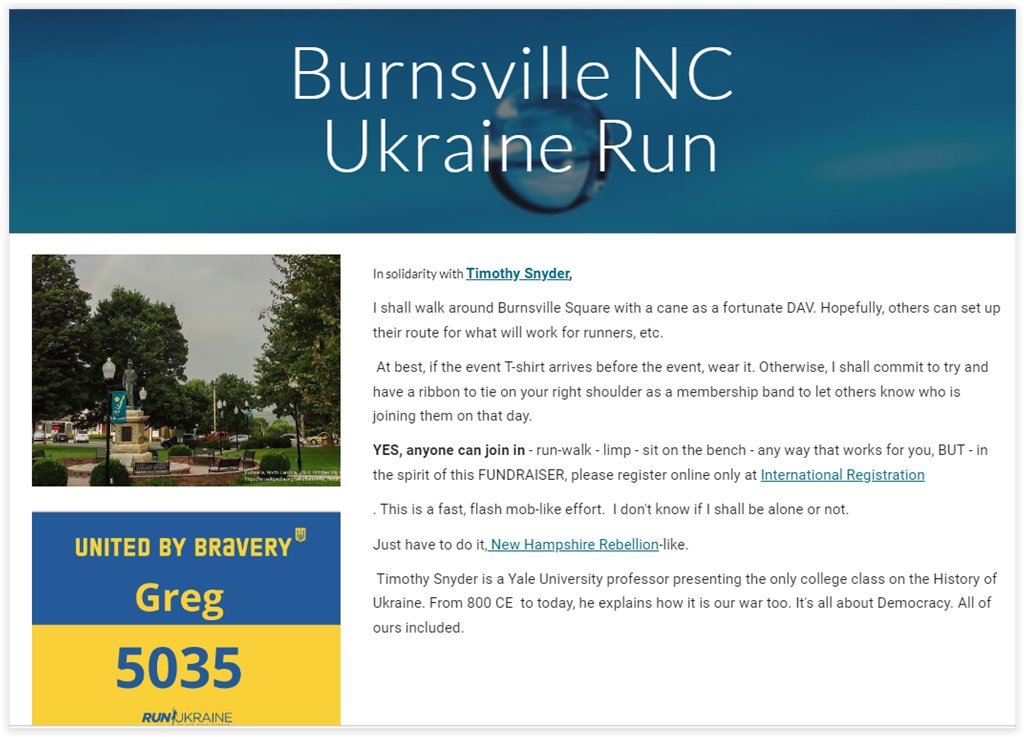 BLIPsFyi's tweet photo. #USArunBurnsvilleNC

About this NC run, and for International Registration 
https://t.co/NTfN2ZREiS https://t.co/x0jc8yiHgE