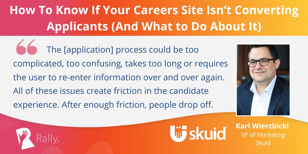 Do you know if your apply flow is helping or hurting your #candidateexperience? Read our new blog to find out &gt; insde.co/j5zm
#RecruitmentMarketing