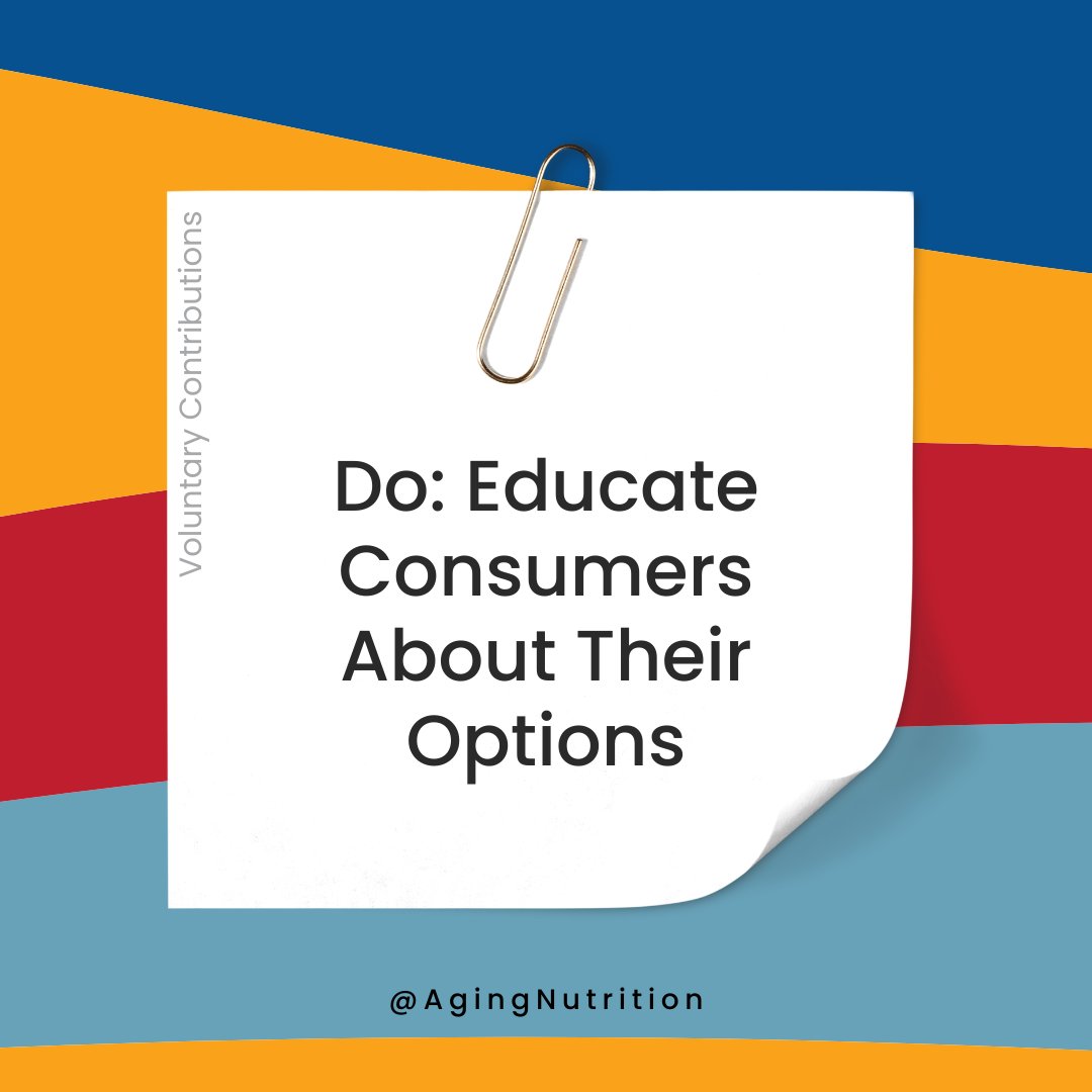 agingnutrition's tweet image. Providers should first inform Older Americans Act – eligible consumers regarding their eligibility to participate in contribution-based Older Americans Act services.
Learn more within the guide below:
acl.gov/sites/default/…
#VoluntaryContributions #NutritionPrograms #OlderAdults