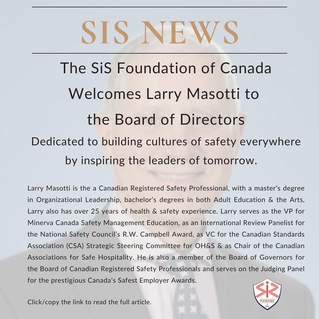 Safety in Schools (SiS) Foundation of Canada tweet media