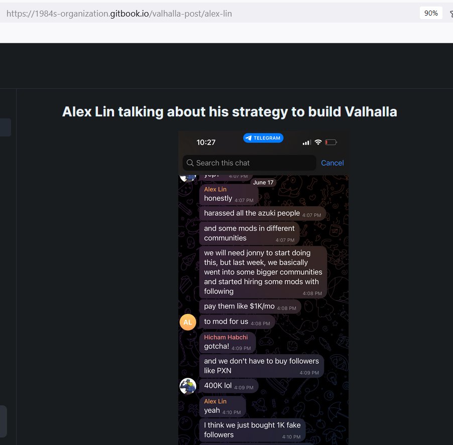 NFTethics's tweet photo. 20/ He doesn’t want to be doxxed as a team member (in the same way that he is undoxxed as an Azuki founder), and mentions explicitly that everyone hates Zagabond (Z) but not the rest of the Azuki team. He also mentions Z is holed up. Why worry about that if he isn’t involved? https://t.co/m30uCj2uGI