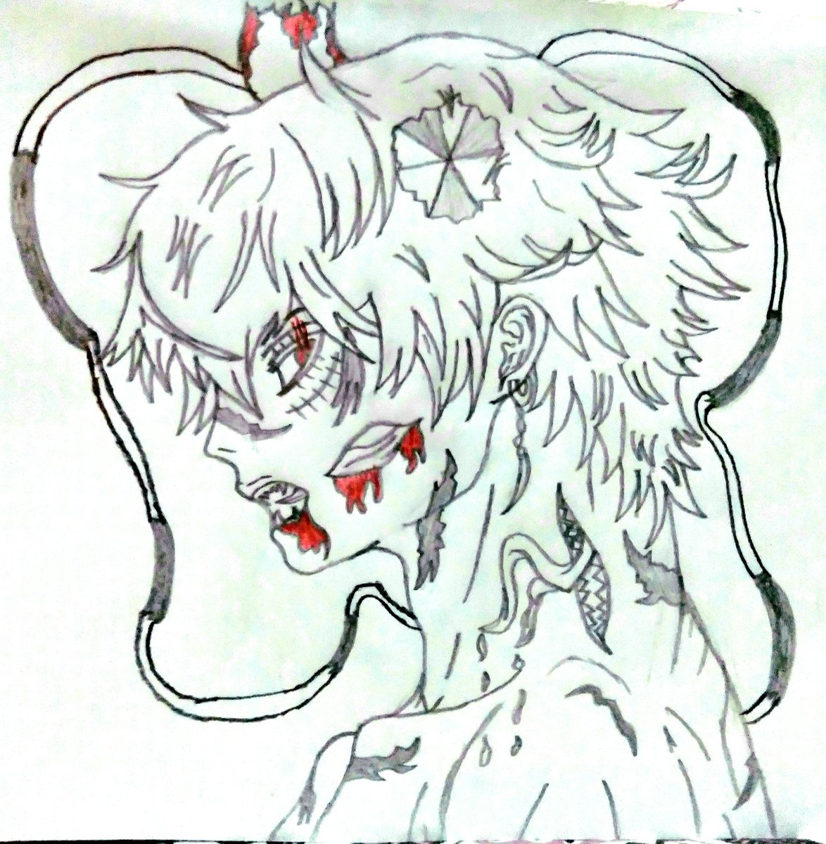Alisson36647799's tweet photo. Demon.

#drawings
#fanartanime
#fanartdrawing
#drawingart
#drawingsketch 
#monsterdrawing
#monsterdesign https://t.co/KTd4kzNvTg