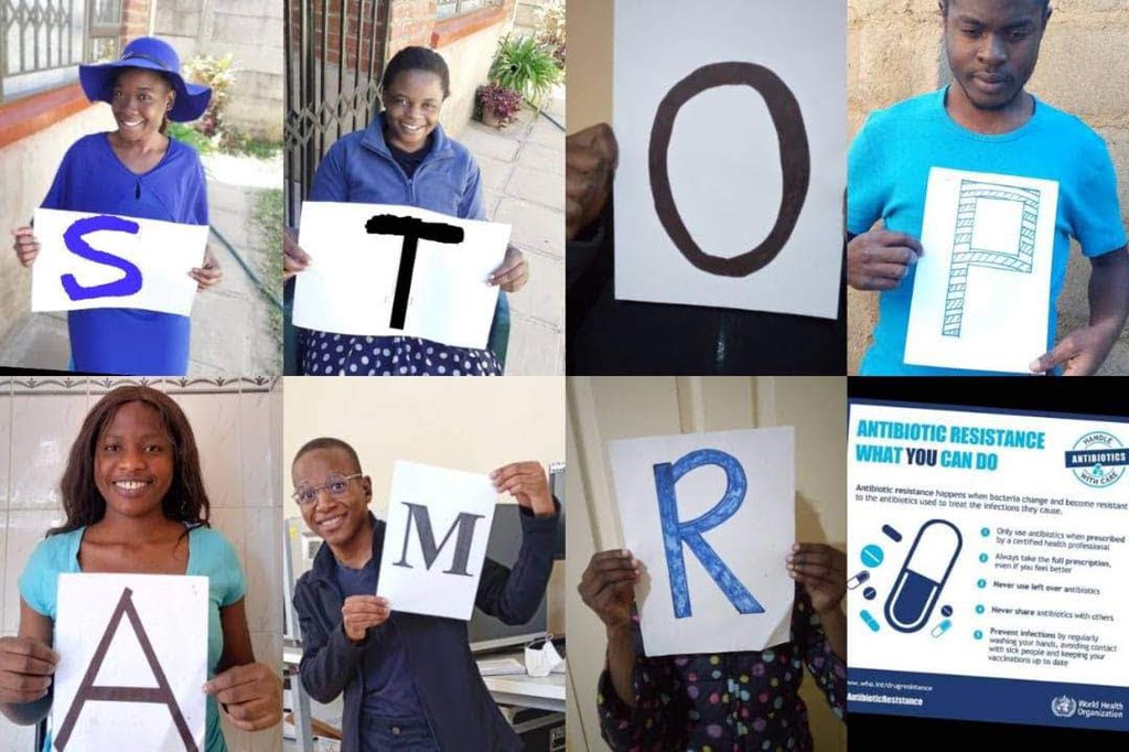 PowerMaster_tm's tweet photo. A wonderful engagement of youths in the fight against AMR. This is a great journey towards creation of an Antimicrobial free generation. #ZAMLS #AllianceofyoungstewardsagainstAMR #WAAW2022 https://t.co/cyh6B4MUMX
