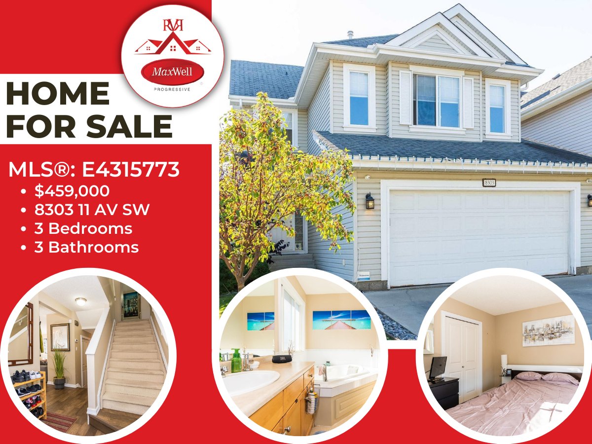 RamVirkRealtor's tweet photo. Ram Virk Realty
#Edmonton#yeg
🌐https://t.co/VUp9NTEVuR
📳780-937-8783

MLS® Number: E4315773
$459,000
8303 11 AV SW
Edmonton, Alberta T6X1E4
3 Bedrooms
3 Bathrooms

#realestateexpert#realestatebroker#realestateagent#PunjabiRealtor#EastlndianRealtor#RealEstate#SherwoodPark🏡 https://t.co/sFI9urPQEM