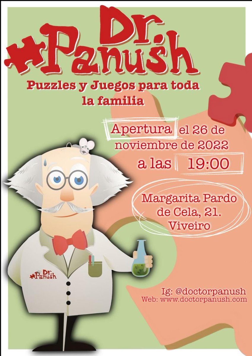 gacetableros's tweet image. El amigo @Setropo abre una tienda de juegos en Viveiro. ¡Mucha suerte crack! doctorpanush.com