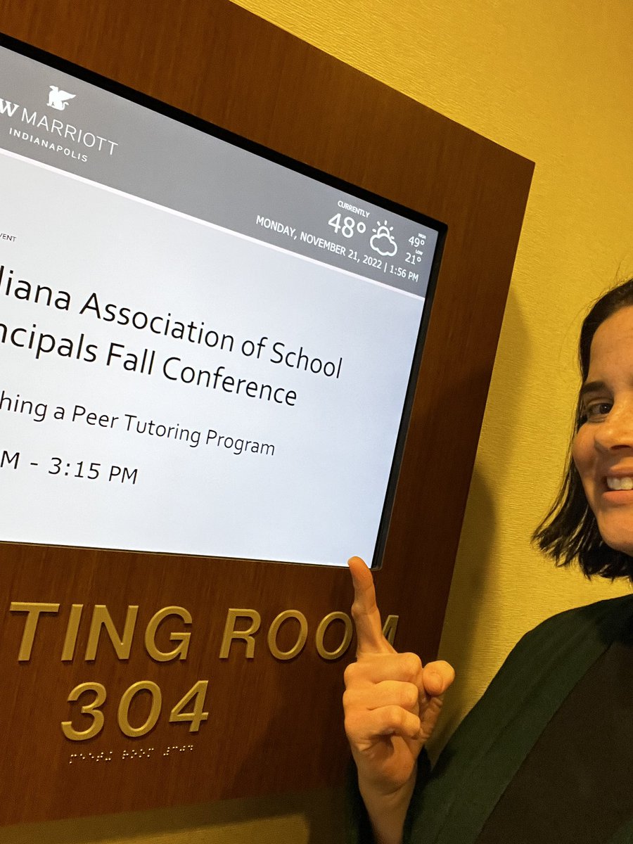 My colleague and I are presenting about the perks of launching a peer tutoring program at another conference!