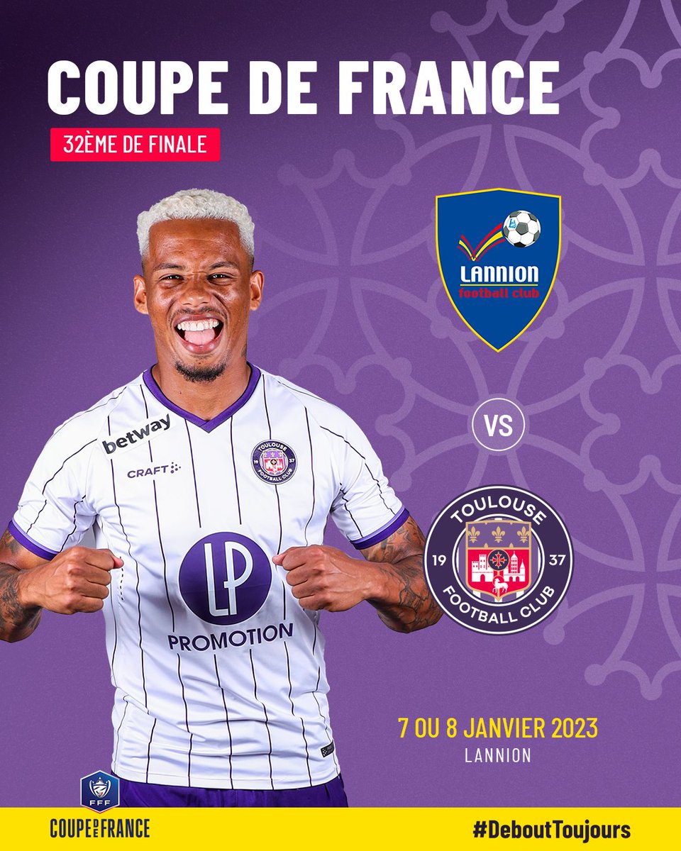 Toulouse FC on Twitter "En 32ème de finale de coupedefrance, nos