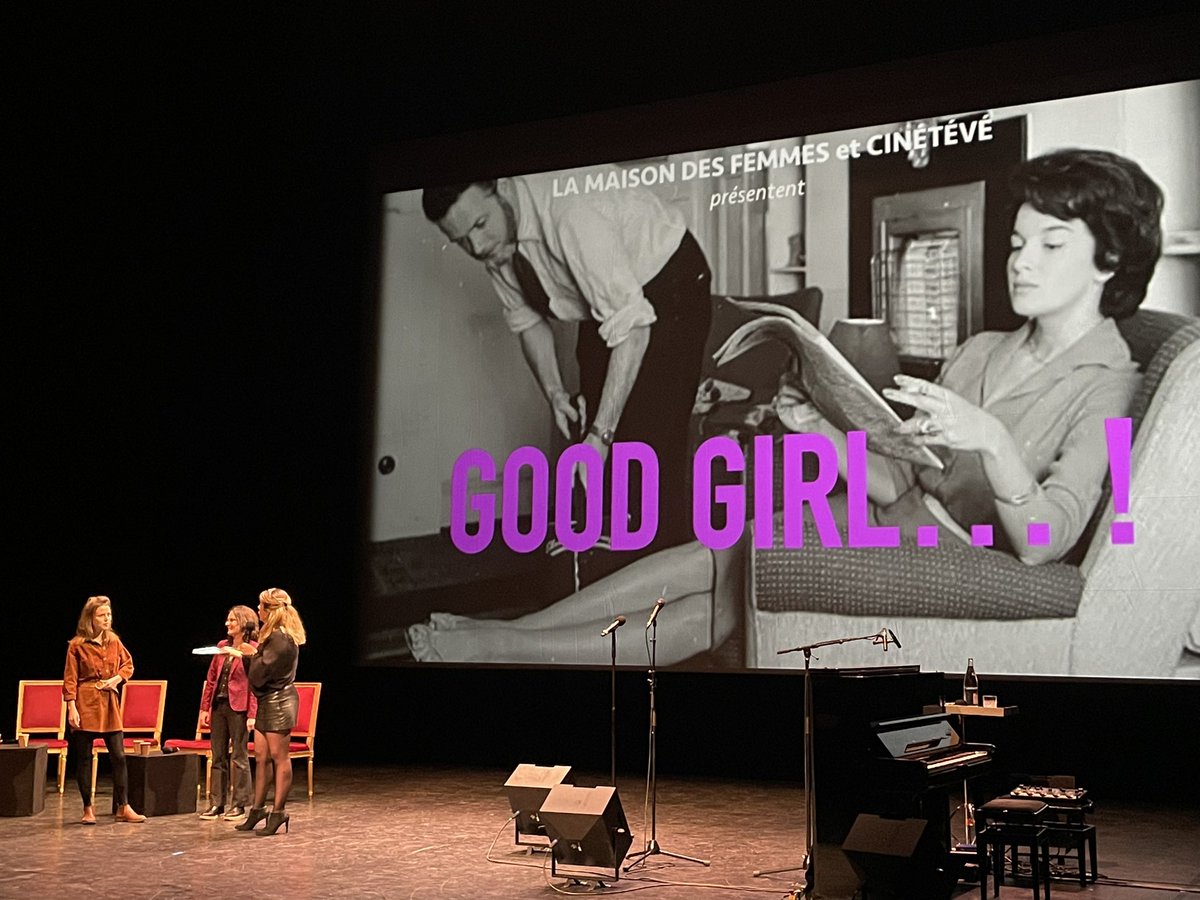 CausetteLeMag's tweet image. On s’apprête à regarder le film Good girls…!, réalisé par @HirschMathilde. Son propos ? Retracer avec légèreté et à l’appui d’archives de l’@Inafr_officiel,
l’éducation des filles. Agnès Jaoui en voix off !