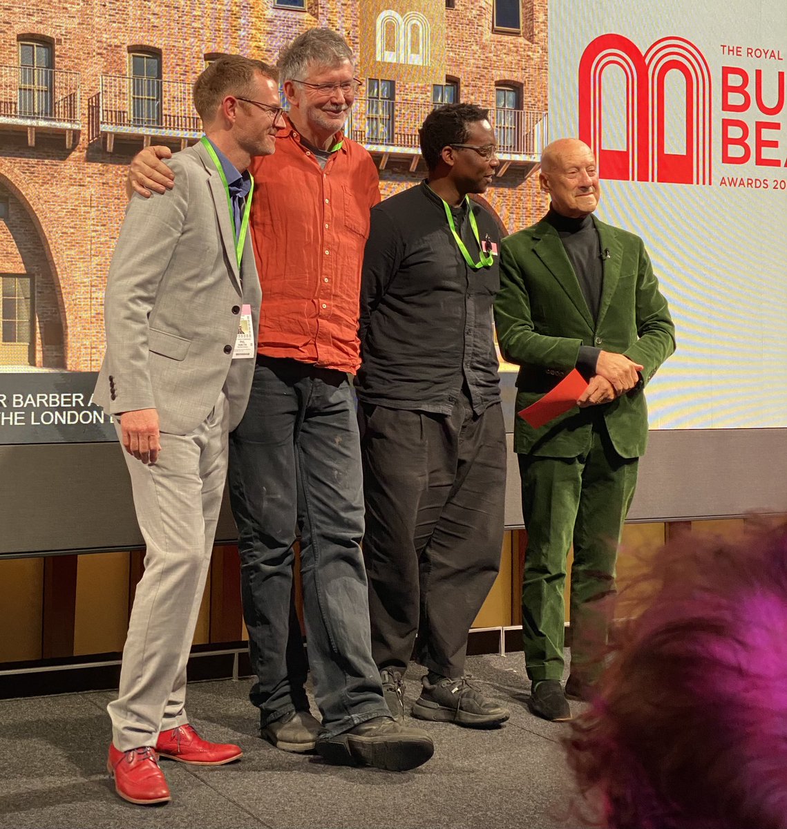 PGSMurray's tweet photo. Peter Barber wins the first Building Beautiful Awards with McGrath Road in Newham @PpeterPeter #buildingbeautiful https://t.co/XTYJfvoeqt